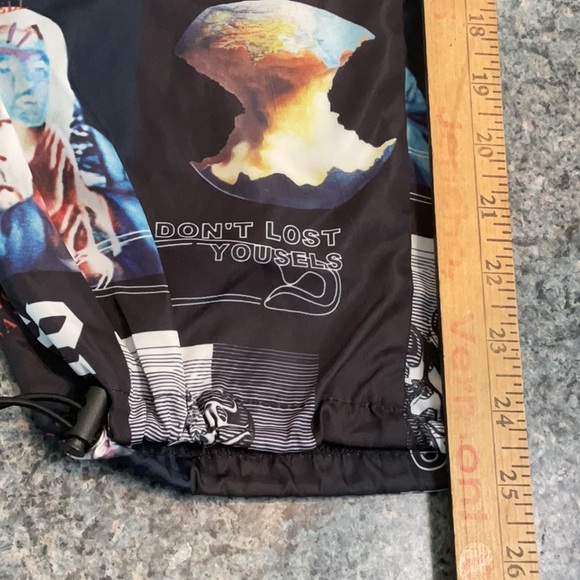 Ninja faith inspiring retro parachute pants size S - Picture 9 of 9